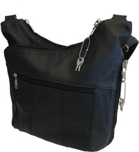 Genuine Leather Adjustable Crossbody Concealed Carry Purse