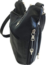Genuine Leather Adjustable Crossbody Concealed Carry Purse