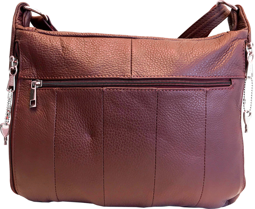 Concealed Carry Genuine Leather Crossbody Purse – ccwbags.com