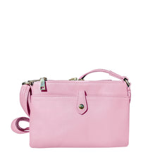 Leather Compact Genuine Concealed Carry Crossbody Purse