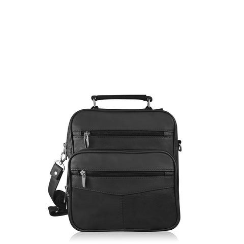 Genuine Leather Large Messenger Satchel Briefcase Organizer