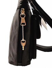 Concealed Carry Crossbody Leather Purse - Locking Zipper