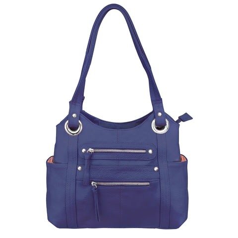 Concealed Carry Genuine Leather Shoulder Bag