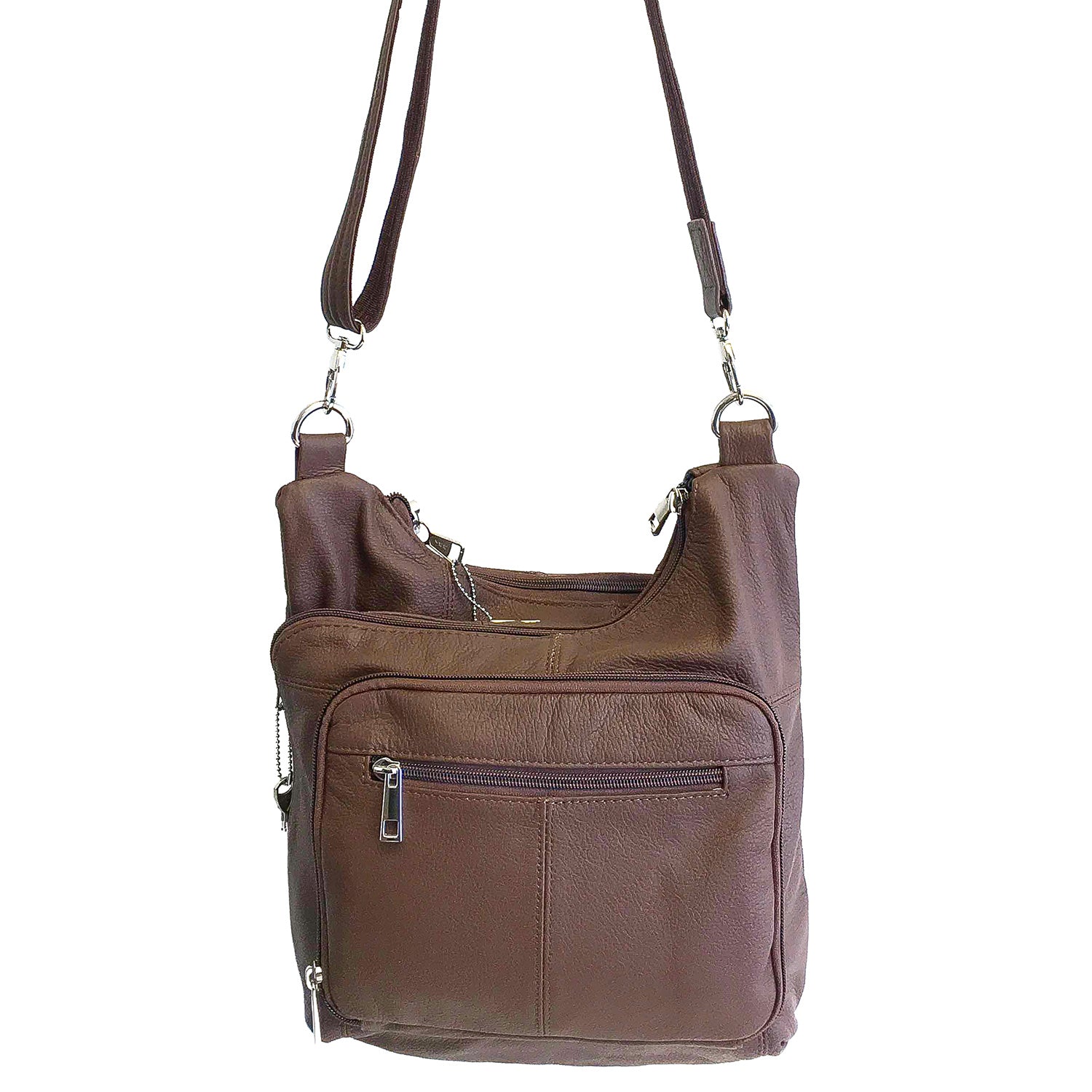 Ladies Coffee Leather Shoulder Bag Genuine Leather Handbags For Women –  igemstonejewelry