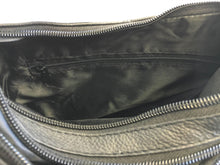 Genuine Leather Multi-Pocket Crossbody Purse - Adjustable